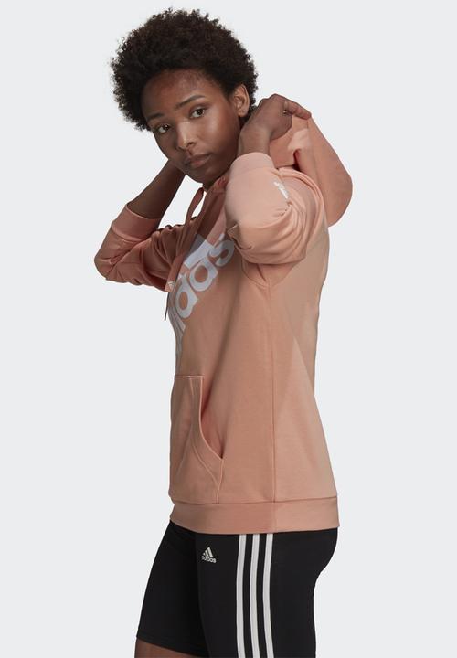 adidas Performance - Bluv perfomance hoodie - ambient pinkn & white