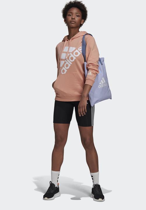 adidas Performance - Bluv perfomance hoodie - ambient pinkn & white
