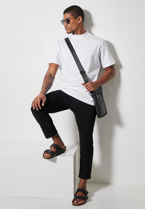 Superbalist - 2 Pack Aaron organic high neck tee - white 