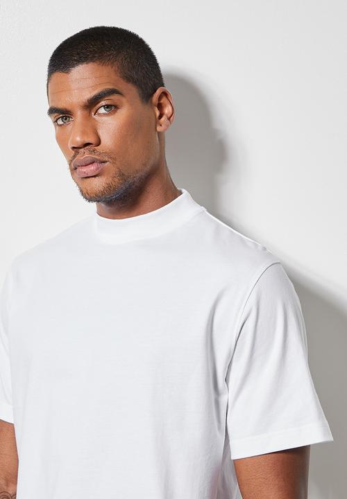 Superbalist - 2 Pack Aaron organic high neck tee - white 