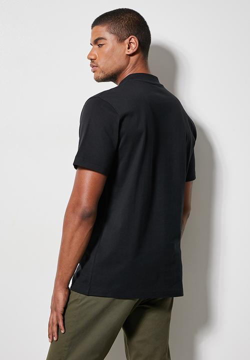 Superbalist - 2 Pack Aaron relaxed fit high neck tee - black 