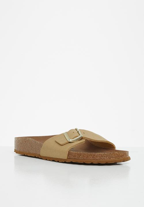 Birkenstock - Madrid birko-flor narrow - earthy vegan latte cream