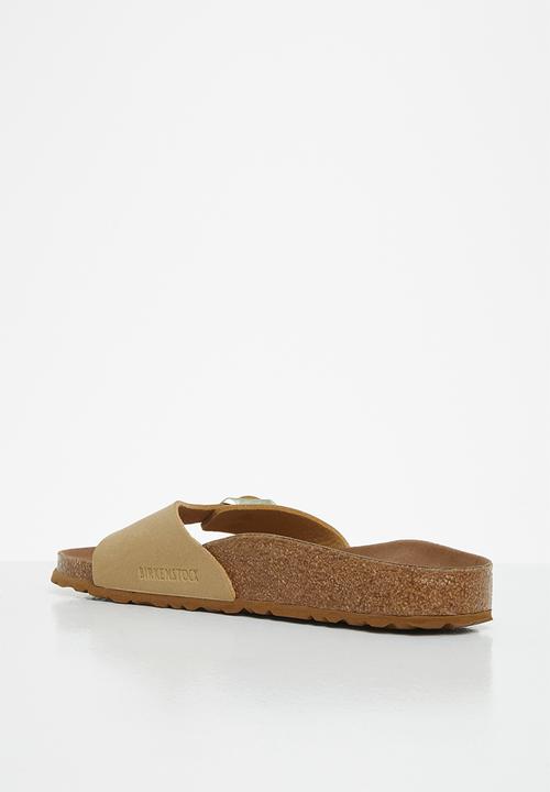 Birkenstock - Madrid birko-flor narrow - earthy vegan latte cream