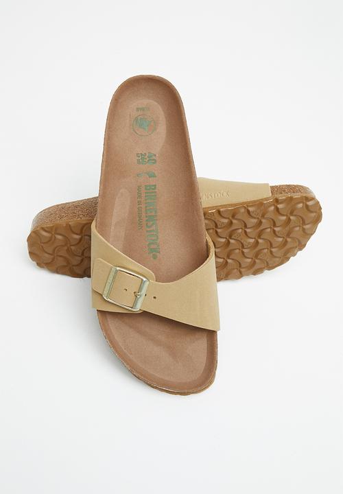 Birkenstock - Madrid birko-flor narrow - earthy vegan latte cream