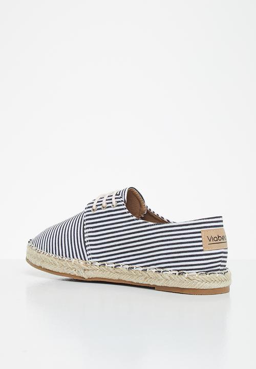 Viabeach - Espa2 espadrille - black & white 