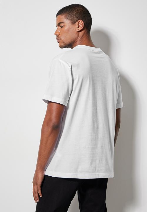 Superbalist - 2 Pack Aaron relaxed fit crew tee - white & dark grey 