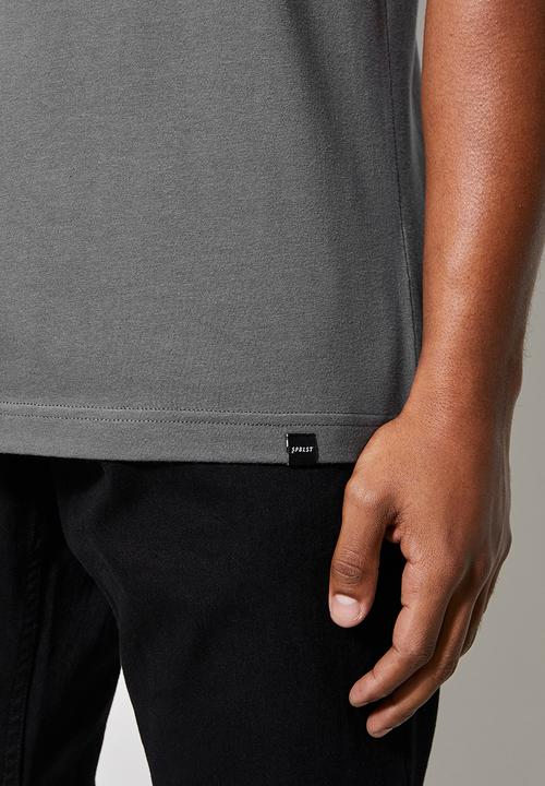 Superbalist - 2 Pack Aaron relaxed fit crew tee - white & dark grey 