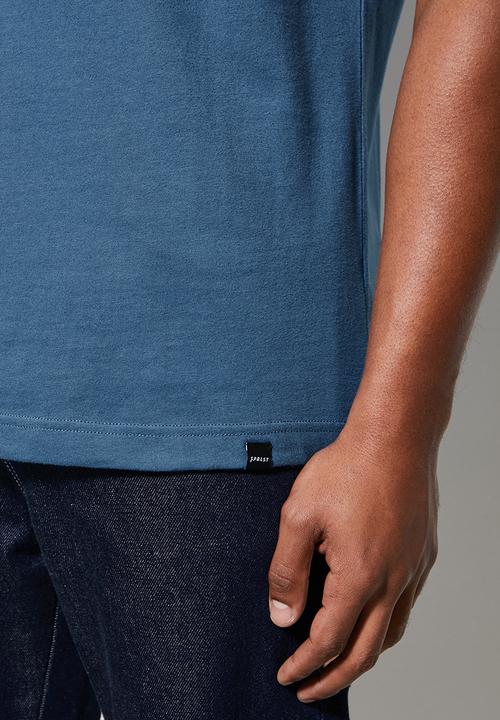 Superbalist - 2 Pack Aaron relaxed fit crew tee - black & dark blue
