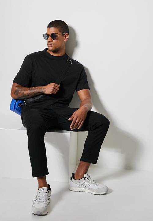 Superbalist - 2 Pack Aaron relaxed fit crew tee - black 