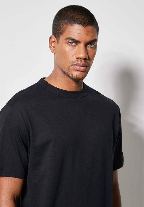 Superbalist - 2 Pack Aaron relaxed fit crew tee - black 