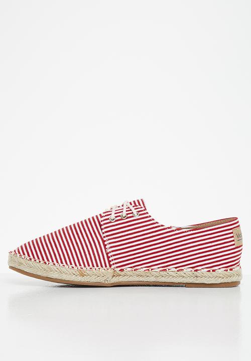 Viabeach - Espa2 espadrille - red & white 