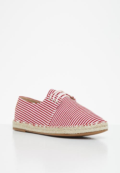 Viabeach - Espa2 espadrille - red & white 