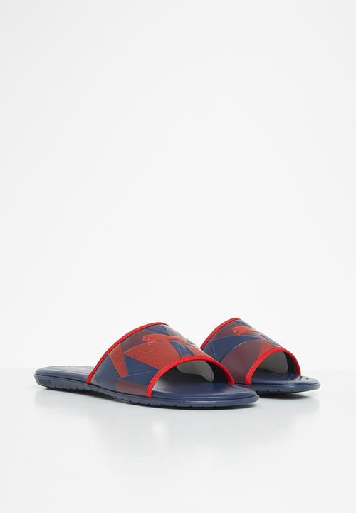 PUMA - Streetcat embossed facet slide ps zadp - navy