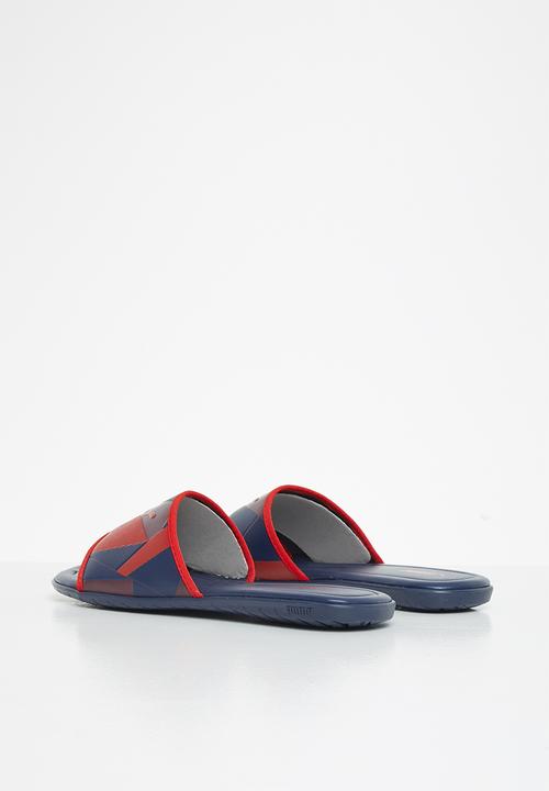 PUMA - Streetcat embossed facet slide ps zadp - navy