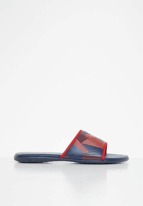 PUMA - Streetcat embossed facet slide jr zadp - navy