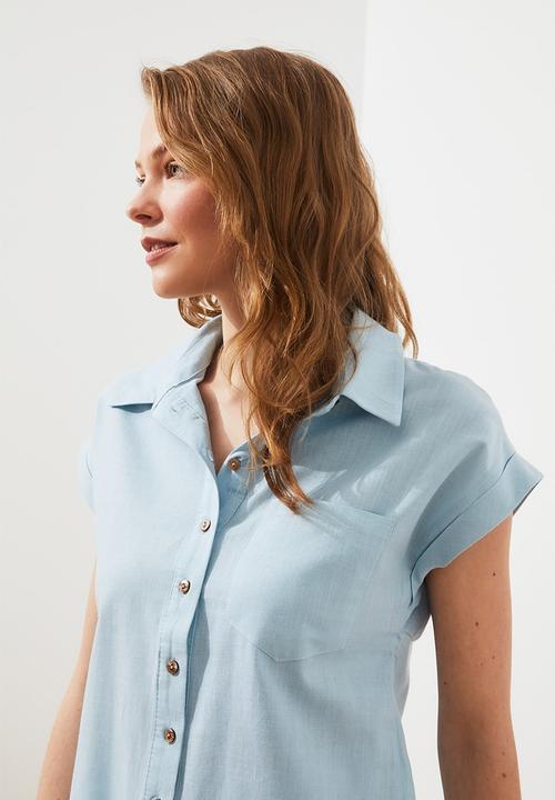 Trendyol - Classic shirt - light blue
