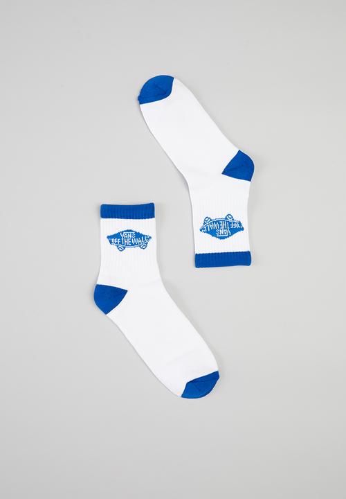 Vans - Vans art half crew socks - white/nautical blue 