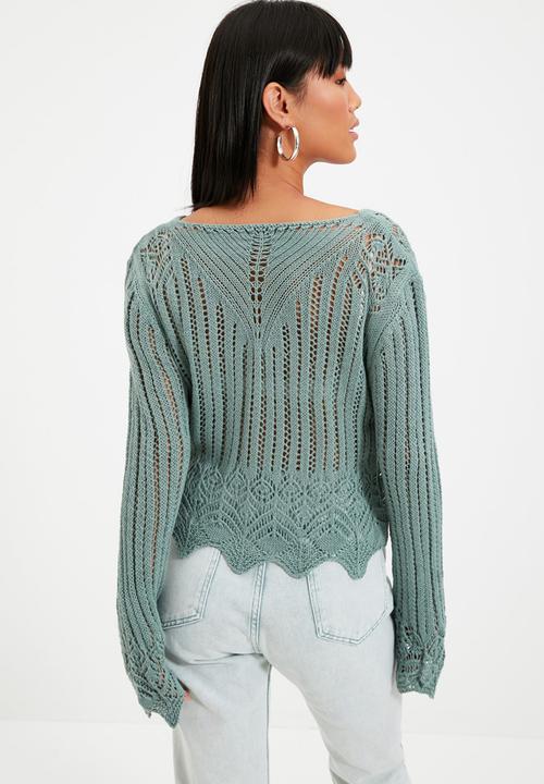 Trendyol - Knitwear sweater - mint