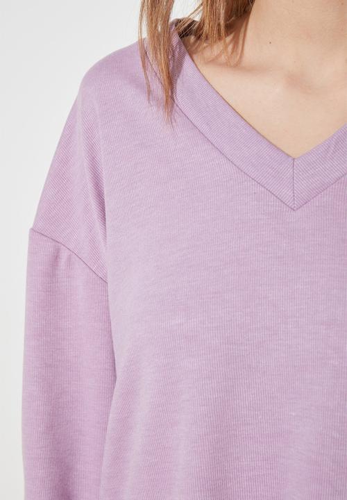 Trendyol - Knitted pajamas set - purple