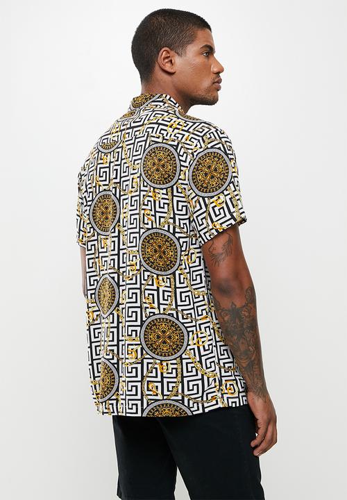 Brave Soul - Caleb short sleeve aop shirt - multi