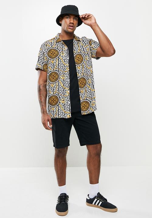Brave Soul - Caleb short sleeve aop shirt - multi