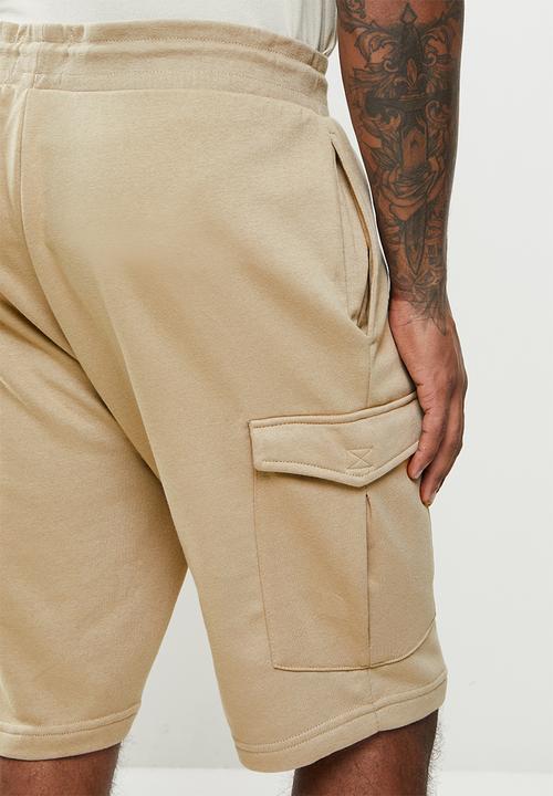 Brave Soul - Auden essential double pocket cargo - stone