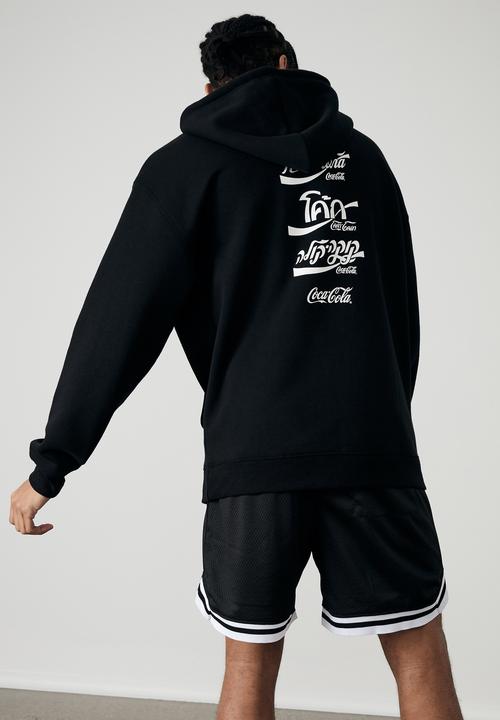 Factorie - Oversized pop culture hoodie - black