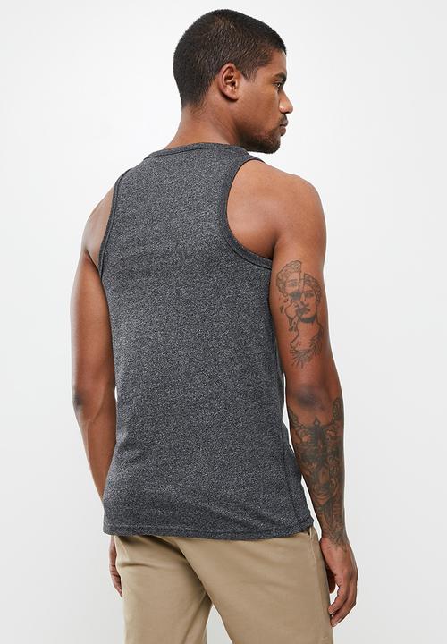 Superdry. - Workwear graphic vest - black grit