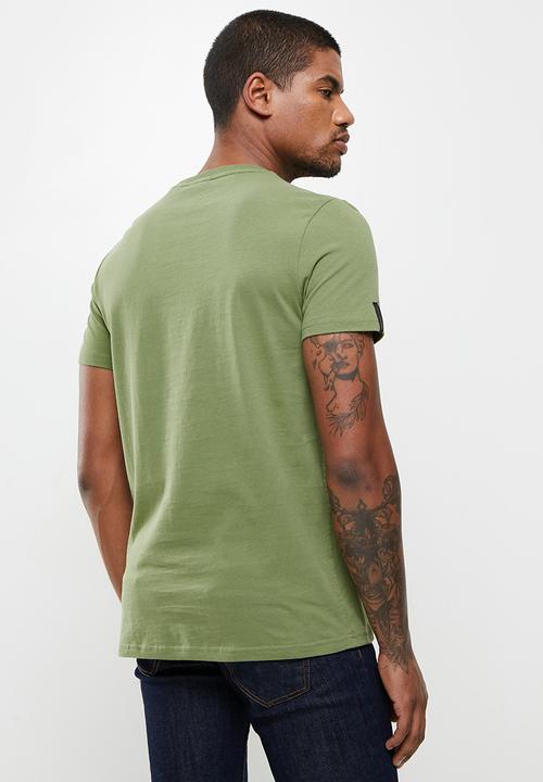 Superdry. - Military graphic tee - lieutenant olive