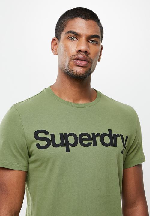 Superdry. - Military graphic tee - lieutenant olive