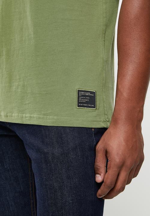 Superdry. - Military graphic tee - lieutenant olive