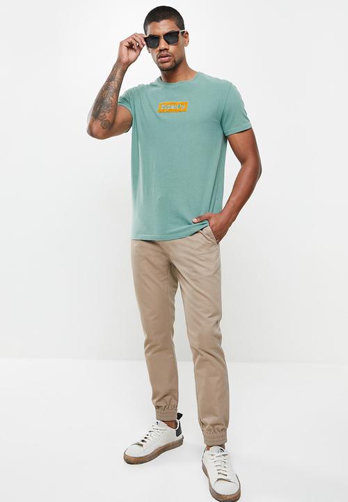 Superdry. - Cl workwear tee - cerulean dusk