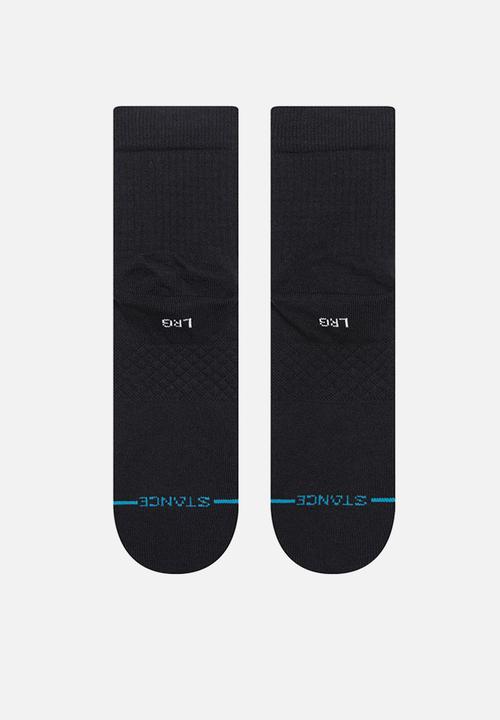 Stance Socks - Icon quarter socks - black