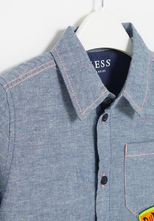 GUESS - Younger boys short sleeve - blue 