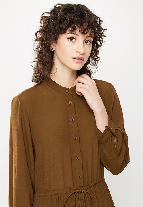 MANGO - Dress canyon - brown