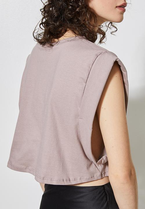 Superbalist - Grown on sleeve with tab detail - canyon clay