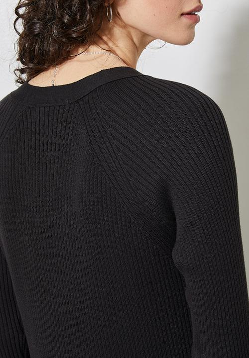 Superbalist - Organic cotton maxi cardi dress - black