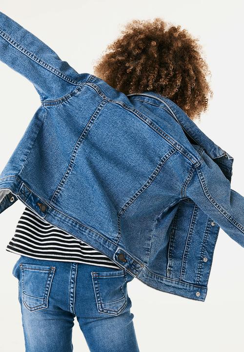 Cotton On - Relaxed fit jacket - bondi mid blue