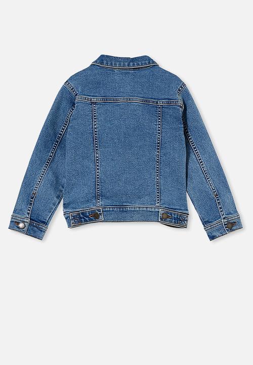 Cotton On - Relaxed fit jacket - bondi mid blue