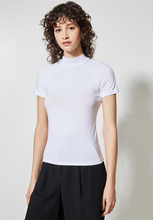 Superbalist - 2-pack funnel neck tee - black & white