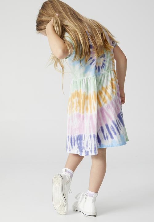 Cotton On - Freya short sleeve dress - aqua