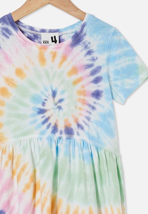 Cotton On - Freya short sleeve dress - aqua