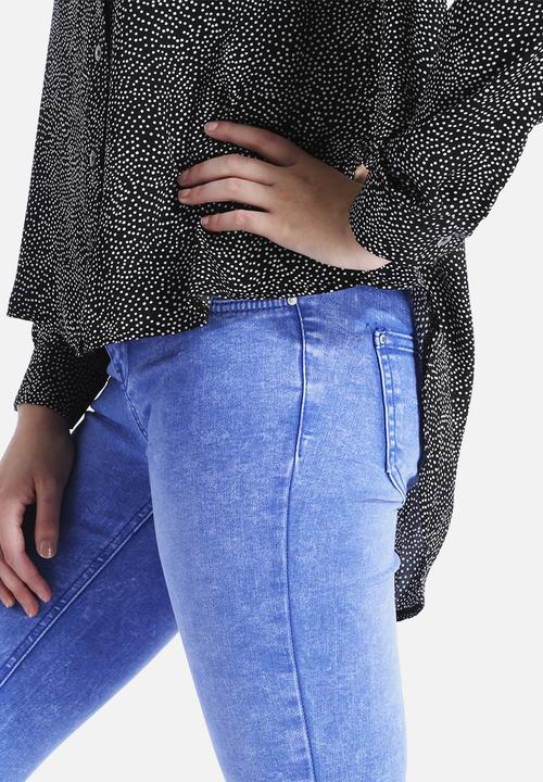 Goldie - Sass Mini Dot Drop Hem Blouse