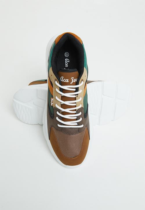 Aca Joe - Mens core sneaker - brown & tan
