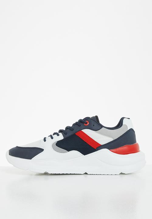 Aca Joe - Mens core sneaker - navy & white 