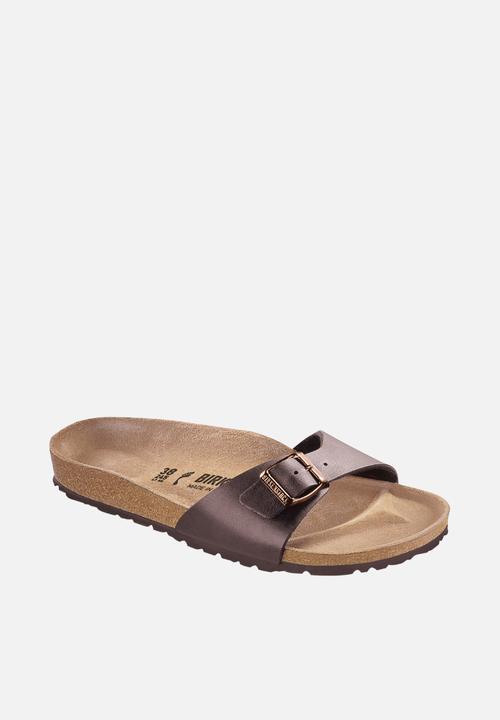 Birkenstock - Madrid birko-flor regular - dark brown