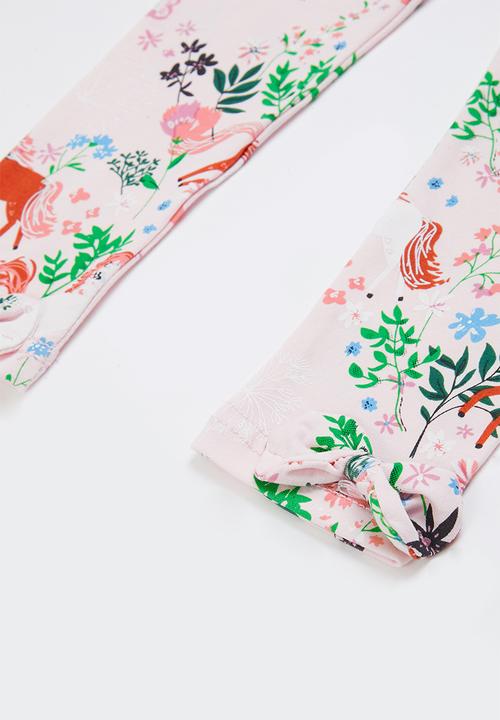 Pop Candy - Girls unicorn floral legging - pink