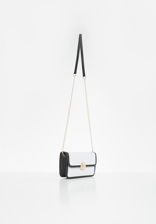 Superbalist - Jordan crossbody bag - black & white 