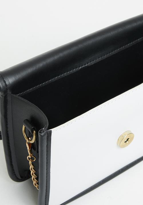 Superbalist - Jordan crossbody bag - black & white 