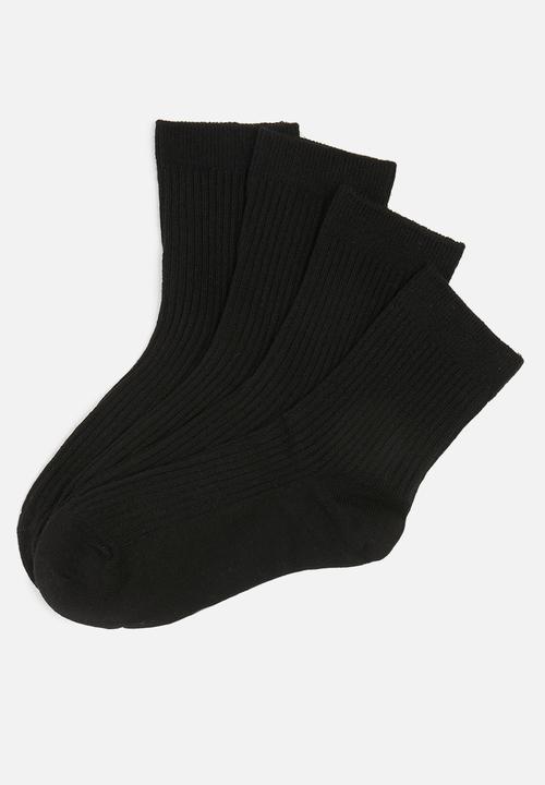 Rebel Republic - 2 pack socks - black